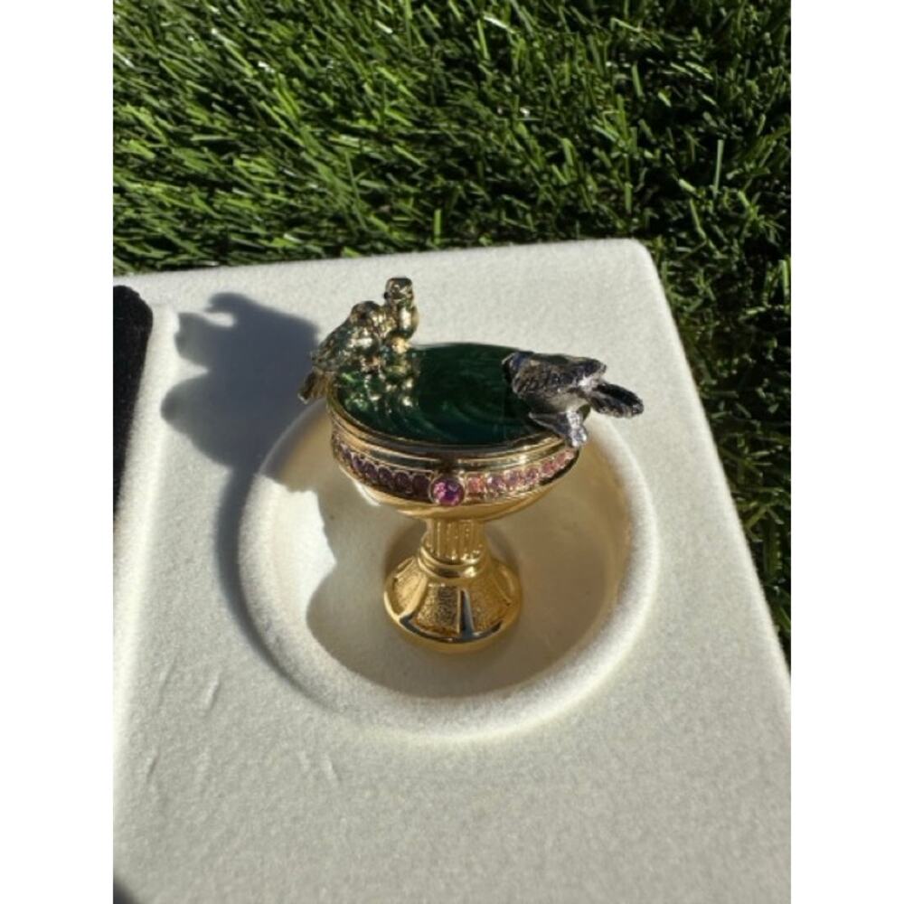 ⭐️Estee Lauder Solid Perfume Compact Bird Bath Birdbath⭐️ - Picture 3 of 12